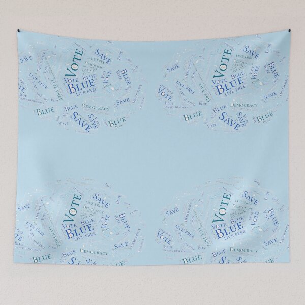 Item preview, Democracy’s Echo Save Democracy Vote Blue designed and sold by freackly.