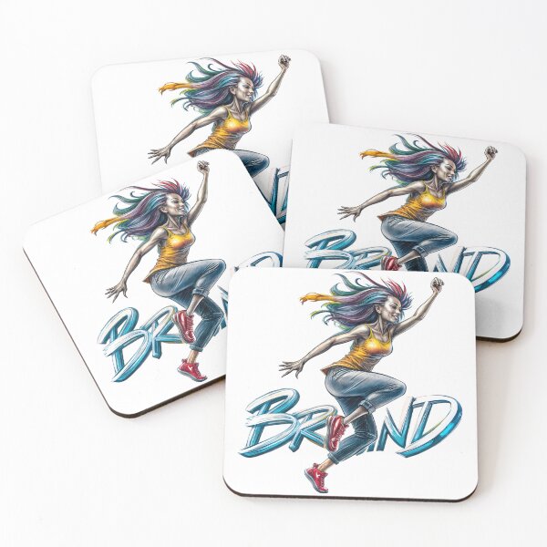 Item preview, creative brand logo style,girl in action,dance designed and sold by Creative88Art.