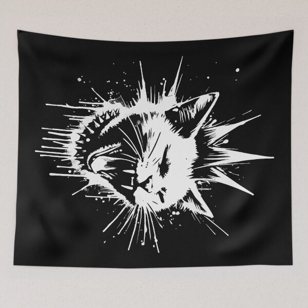 Item preview, Punk Cat Street Art Graffiti designed and sold by TomFrontierArt.