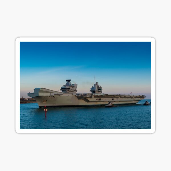 Item preview, HMS Queen Elizabeth returns to port designed and sold by RADARSuperstar.