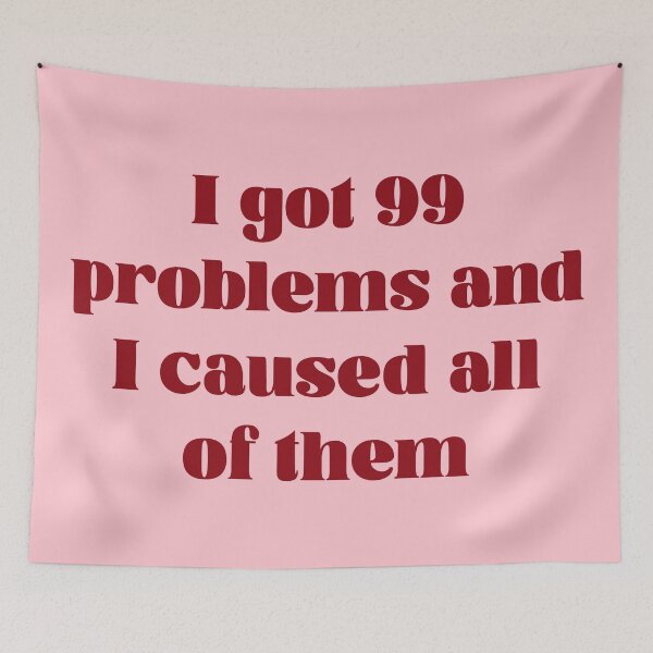 Item preview, 99 problems designed and sold by Kirsten Lia.