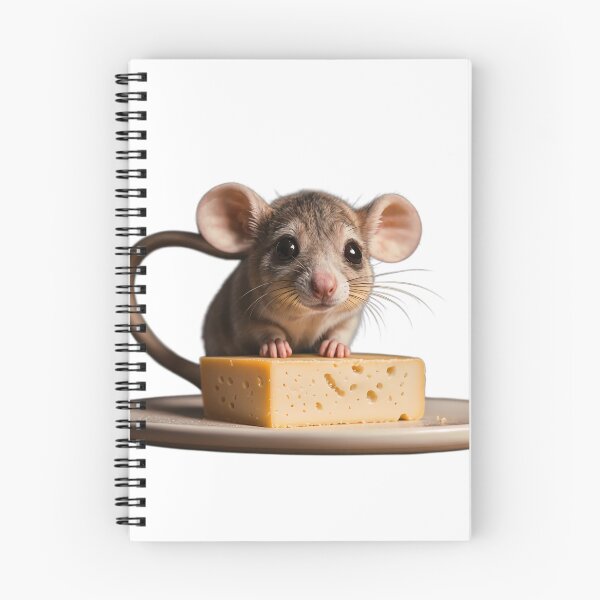 Item preview, mouse & cheese, realistic digital art designed and sold by Creative88Art.