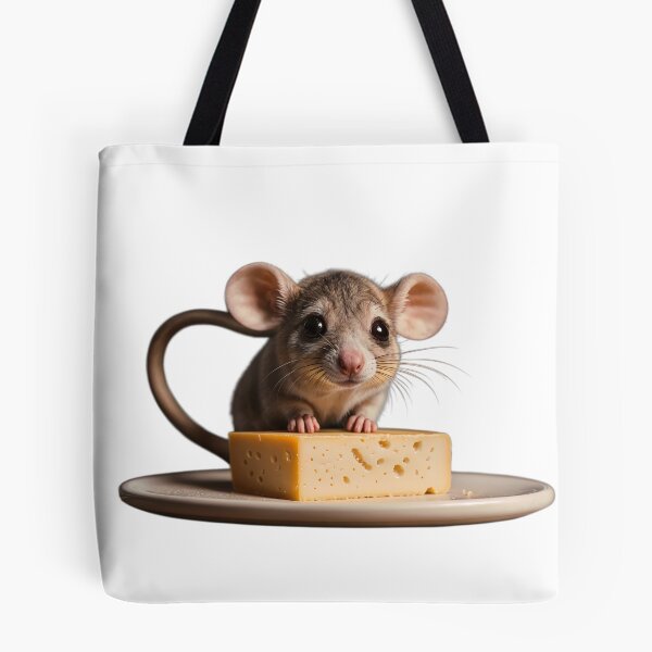 Item preview, mouse & cheese, realistic digital art designed and sold by Creative88Art.