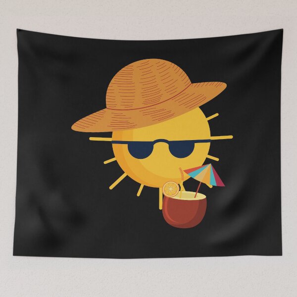 Item preview, Sun with Sunglasses designed and sold by HappyLifeCreate.