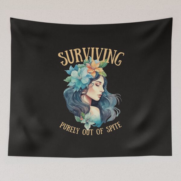 Item preview, Surviving Purely Out of Spite designed and sold by Invisible-Cult.