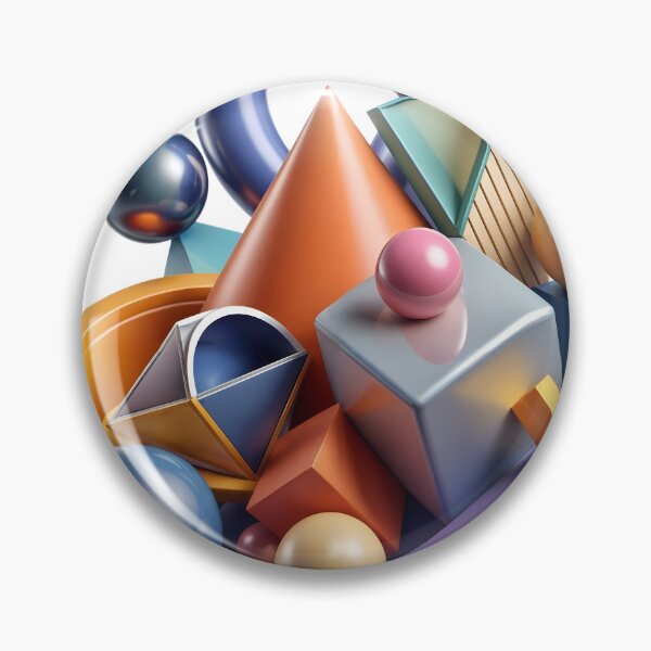 Item preview, Geometric shapes,color,plastic,design,abstract  designed and sold by Creative88Art.