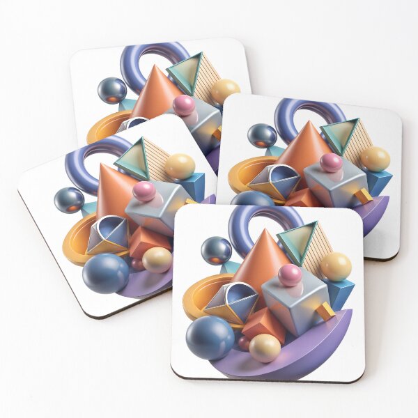 Item preview, Geometric shapes,color,plastic,design,abstract  designed and sold by Creative88Art.
