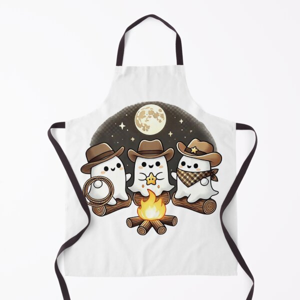 Item preview, Cowboy Ghost Campfire Halloween designed and sold by BlankCanvasHaHa.