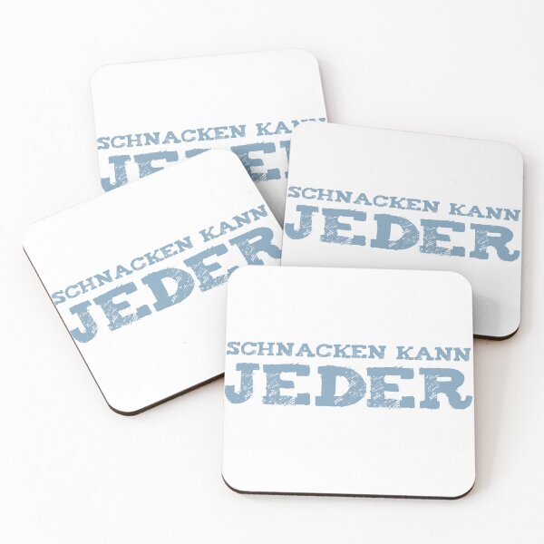 Item preview, Low German saying "Anyone can chat" designed and sold by FrechZeug.