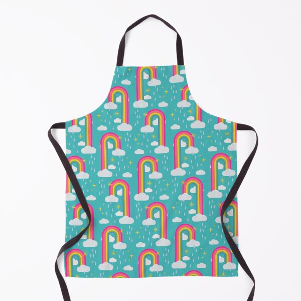 Item preview, Rainbow, clouds, rain and stars pattern, cute fun illustrations designed and sold by Lala and Jull.