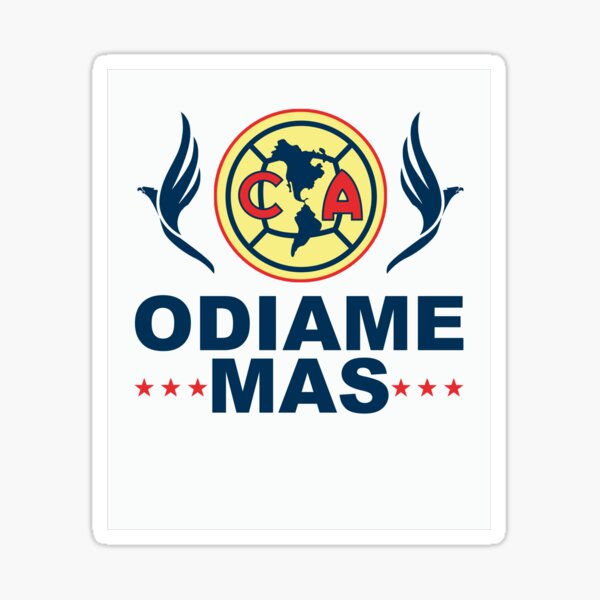 Vista previa del artículo con la obra «Las Aguilas De Club America - Odiame Mas Regalos del equipo de fútbol mexicano para la familia.», diseñado y vendido por masterbones.