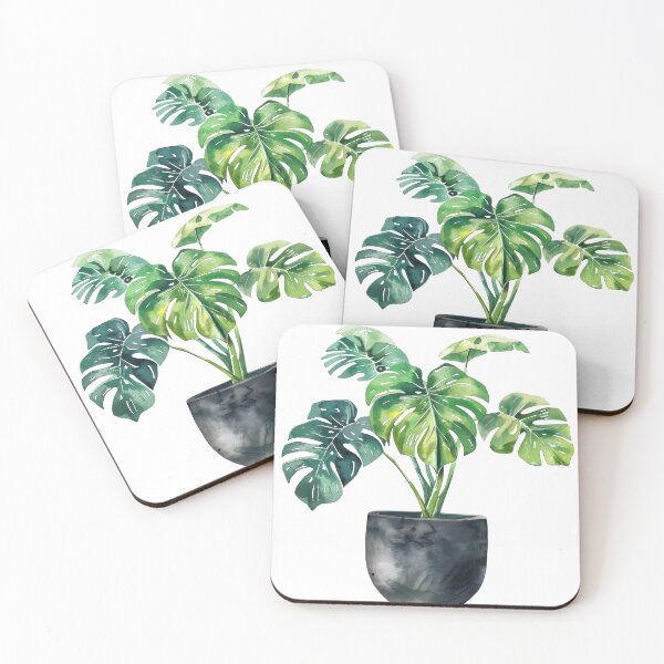 Item preview, Monstera Plant in Watercolour Effect designed and sold by Wormy-23.