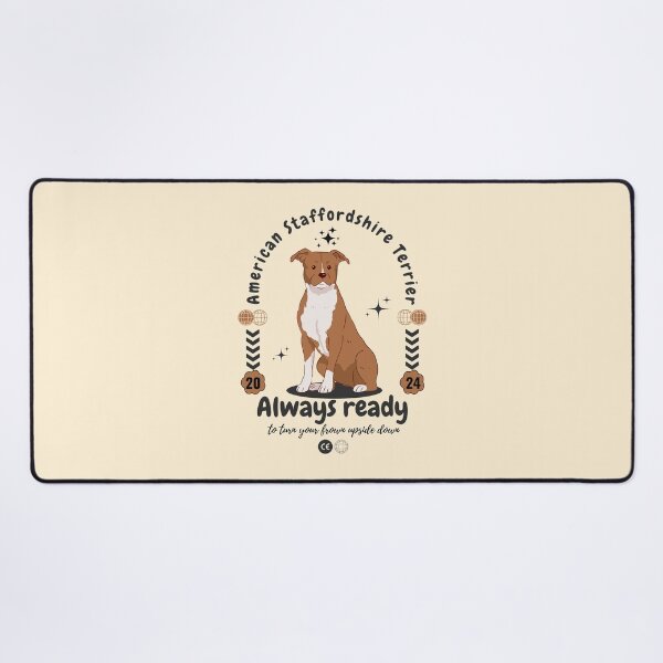 Item preview, American staffordshire terrier : always ready to turn your frown upside down designed and sold by Peerless-Prime.