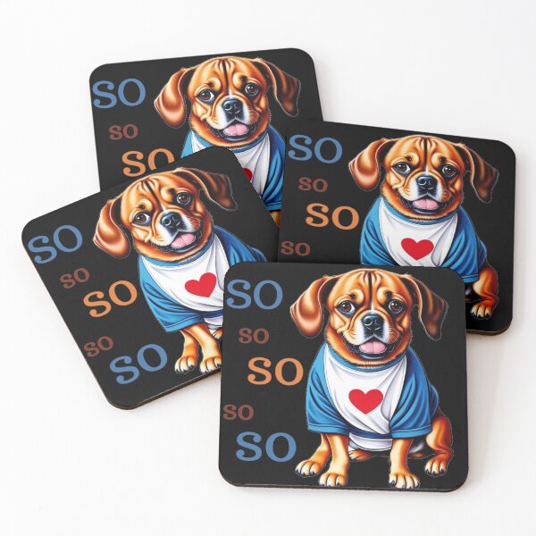 Item preview, Adorable T-shirt with a Dog and the Inscription 'So Funny designed and sold by Wroneczka.