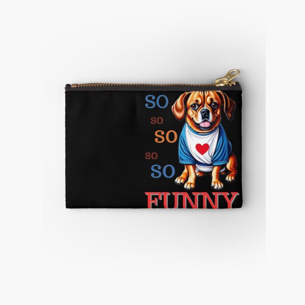 Item preview, Adorable T-shirt with a Dog and the Inscription 'So Funny designed and sold by Wroneczka.