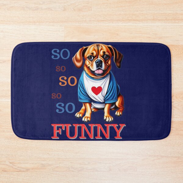 Item preview, Adorable T-shirt with a Dog and the Inscription 'So Funny designed and sold by Wroneczka.
