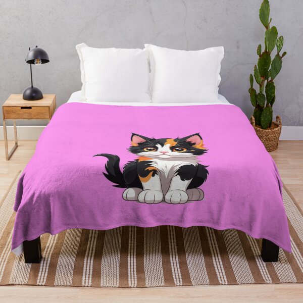 Item preview, Cute tricolor cat, calico, tortoiseshell designed and sold by sebastienbaudry.