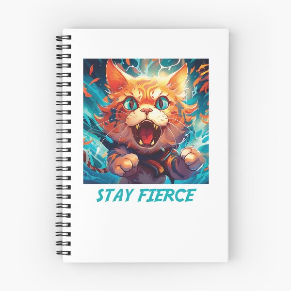 Item preview, Stay Fierce Cat designed and sold by Kspirit Designs.