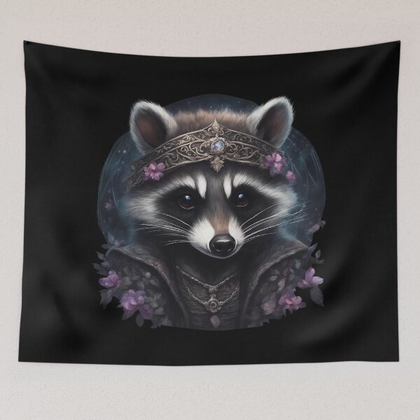Item preview, Racoon Druid designed and sold by DarkFinds.