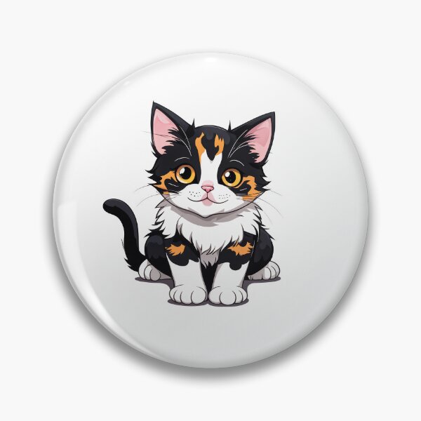 Item preview, Cute tricolor cat, calico, tortoiseshell designed and sold by sebastienbaudry.