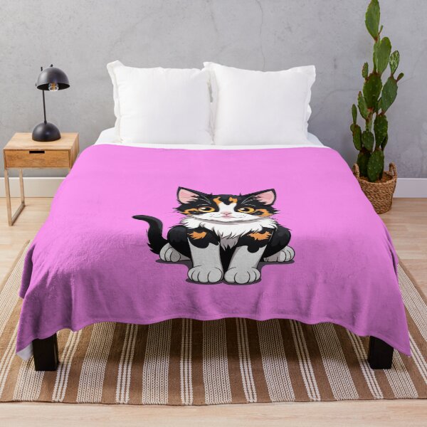 Item preview, Cute tricolor cat, calico, tortoiseshell designed and sold by sebastienbaudry.