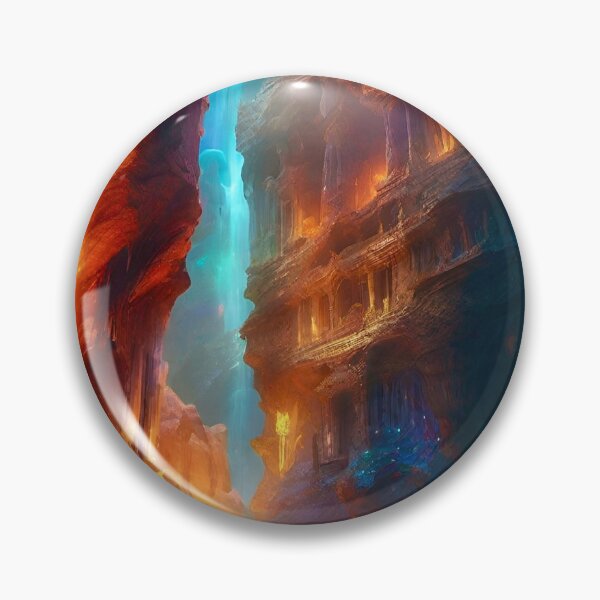 Item preview, Magical Underground River - Dark Fantasy Art concept designed and sold by Delerat7.