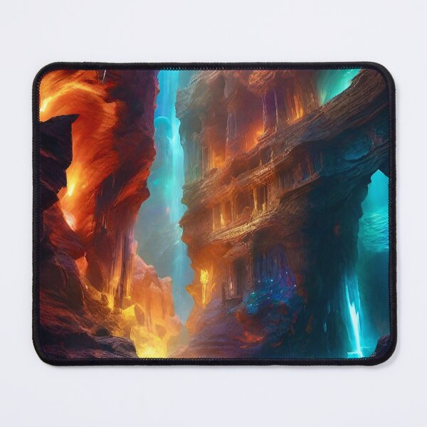 Item preview, Magical Underground River - Dark Fantasy Art concept designed and sold by Delerat7.