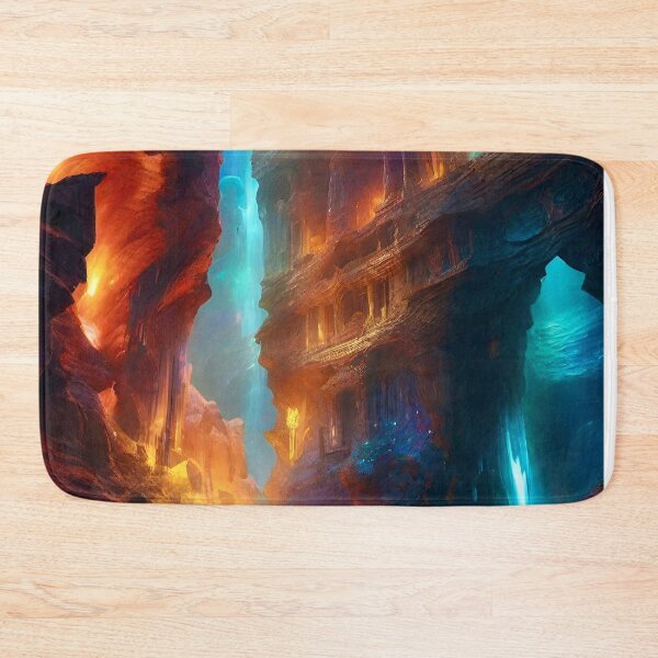 Item preview, Magical Underground River - Dark Fantasy Art concept designed and sold by Delerat7.