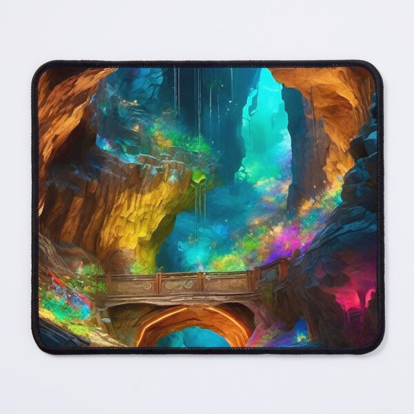 Item preview, Magical Hidden Grotto - Dark Fantasy Art concept designed and sold by Delerat7.
