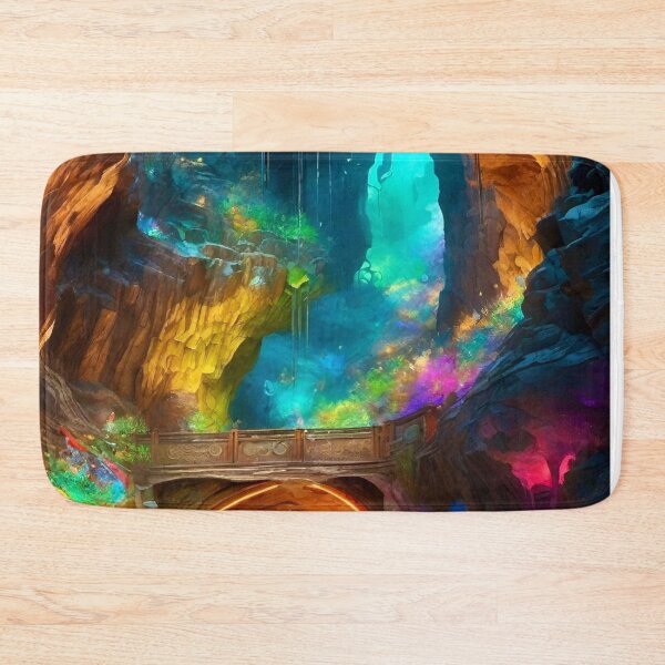 Item preview, Magical Hidden Grotto - Dark Fantasy Art concept designed and sold by Delerat7.