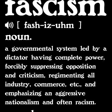 Imagen de la obra La definición de fascismo de Unhinged Heather