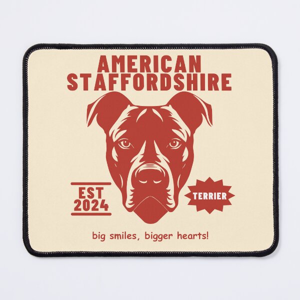 Item preview, American staffordshire terrier : big smiles, big hearts designed and sold by Peerless-Prime.