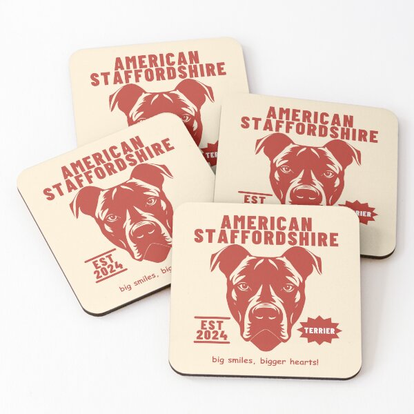 Item preview, American staffordshire terrier : big smiles, big hearts designed and sold by Peerless-Prime.
