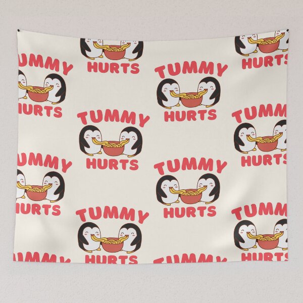 Item preview, Comfort Food Frenzy: Tummy Hurts Design designed and sold by HELL0WBELLO.