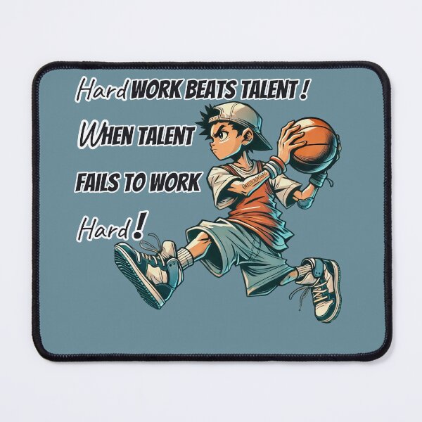 Item preview, Basketball- Hard Work Beats Talent designed and sold by KriticalDesigns.