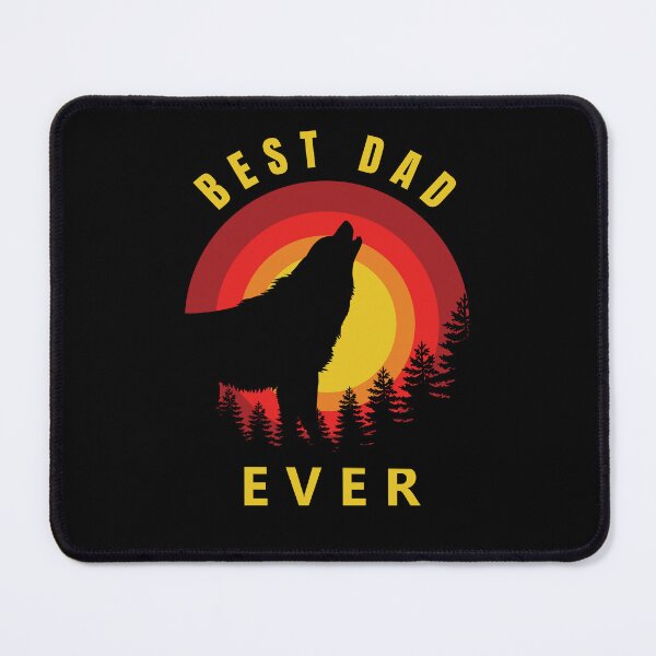 Item preview, Best Dad Ever Coyote Wolf Sunset designed and sold by LindaCooke.