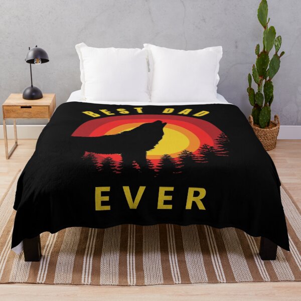 Item preview, Best Dad Ever Coyote Wolf Sunset designed and sold by LindaCooke.