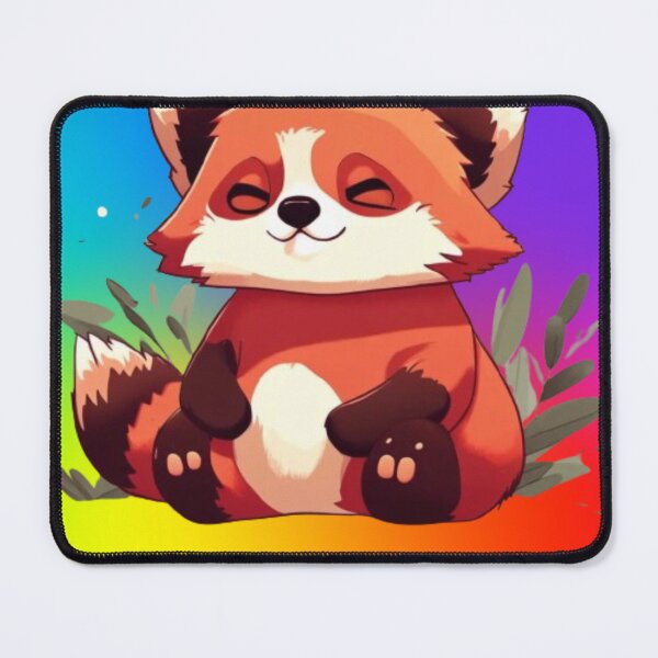 Item preview, Cute Rainbow Red Panda designed and sold by FuzyFriendHaven.