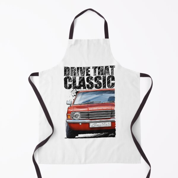Item preview, Drive That Classic featuring the Ford Cortina Mk3 in red. (light coloured background) designed and sold by Petrolhead T-Shirts and Art.