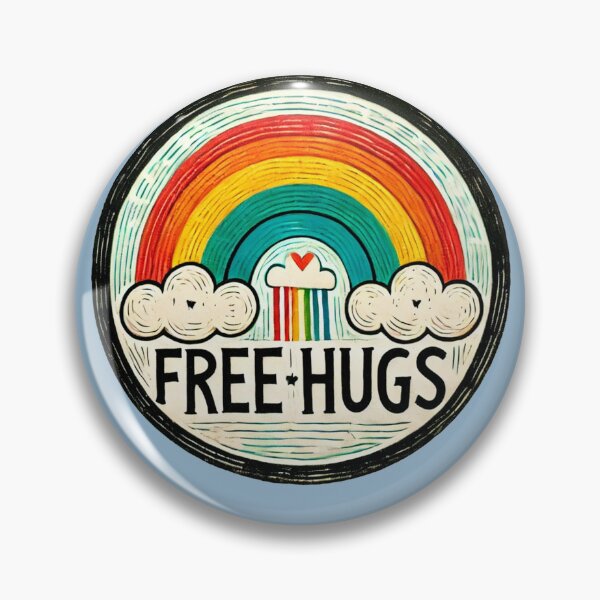 Item preview, Free hugs Rainbow designed and sold by FrictionMaxxing.