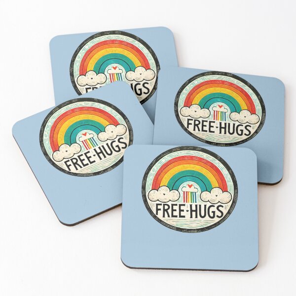 Item preview, Free hugs Rainbow designed and sold by FrictionMaxxing.