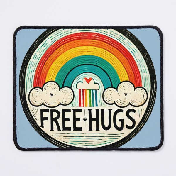 Item preview, Abrazos gratis arcoiris designed and sold by FrictionMaxxing.