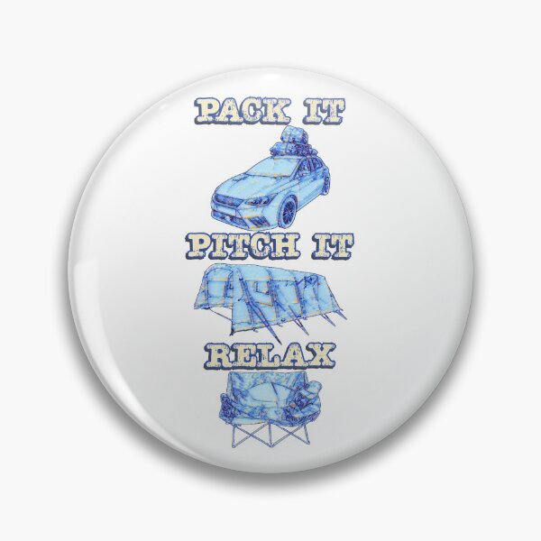 Item preview, Pack it, Pitch it, Relax - Blue Big Tent designed and sold by BeccaAelishe.