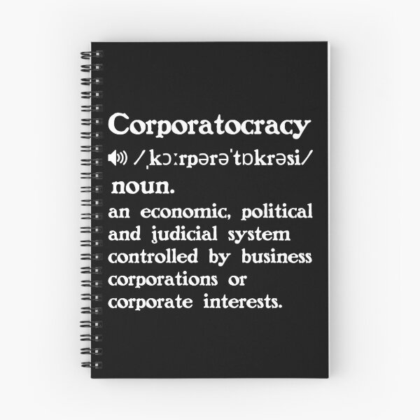 Item preview, The Definition of Corporatocracy designed and sold by Unhinged Heather.