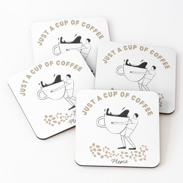Item preview, Just a cup of coffee, please designed and sold by Cariandmore.