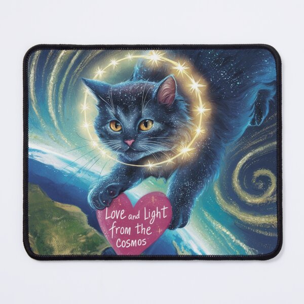 Item preview, COSMIC CAT WITH THE MESSAGE designed and sold by NERO gOVEDI.