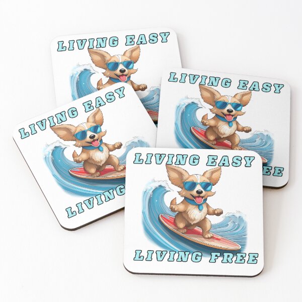 Item preview, Living Easy, Living Free Pup designed and sold by Goopis.