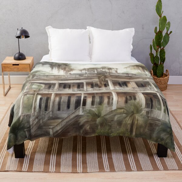 Item preview, southern plantation,watercolor designed and sold by TrendyGenZArt.