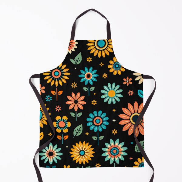 Item preview, Retro Floral Delight - Vintage Flower Pattern Art designed and sold by SportyAndArtful.