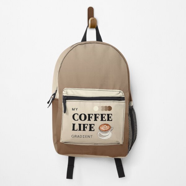 Item preview, My Coffee Life Gradient Throw Pillow Phone Case designed and sold by PickInsight.